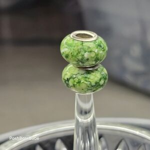 Metal core center glass beads